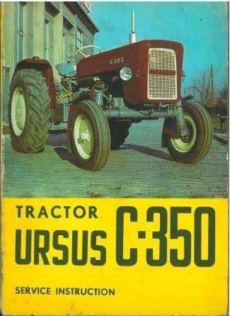 Ursus Tractor C-350 C350 Operators Manual