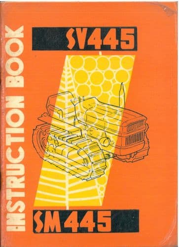 UTB Crawler Tractor SM445 & SV445 Operators Manual