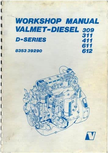 Valmet Diesel Engine 309 311 411 611 & 612 Workshop Service Manual