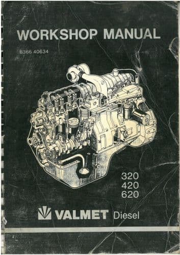 Valmet Diesel Engine 320 420 620 Workshop Service Repair Manual