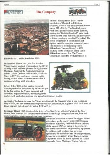 Valmet The Company -Profi Special Valmet 8150 Brochure