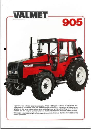 Valmet Tractor 905 Brochure
