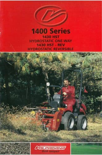 Valpadana Tractor 1430 HST & HST-REV Brochure