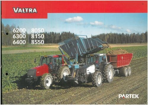 Valtra Tractor 6200 6300 6400 8050 8150 8550 Brochure