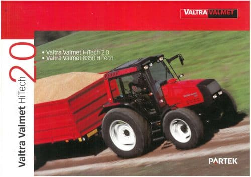 Valtra Valmet Tractor HiTech 2.0 & 8350 HiTech Brochure