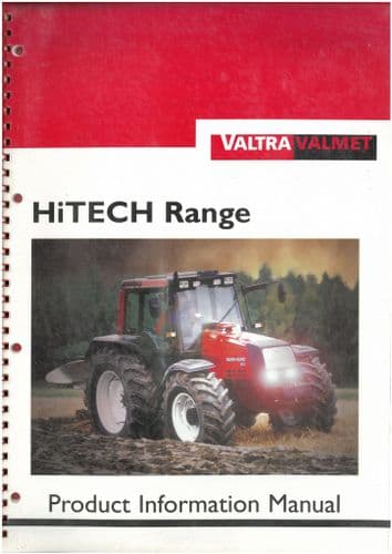 Valtra Valmet Tractor - HiTECH Range Product Information Guide Manual - ORIGINAL MANUAL