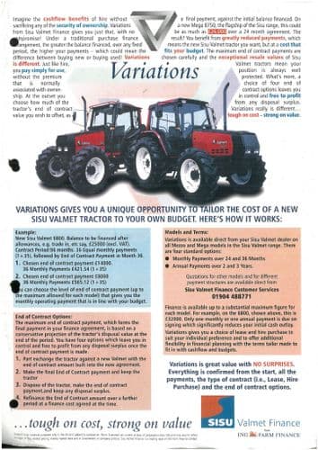 Valtra Variations Mega 8750 Brochure