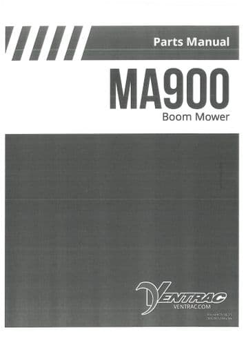 Ventrac Boom Mower MA900 Parts Manual