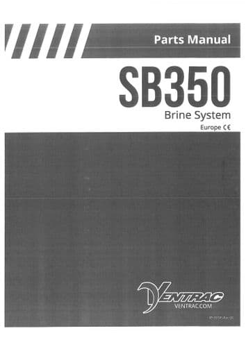 Ventrac Brine System SB350 Parts Manual