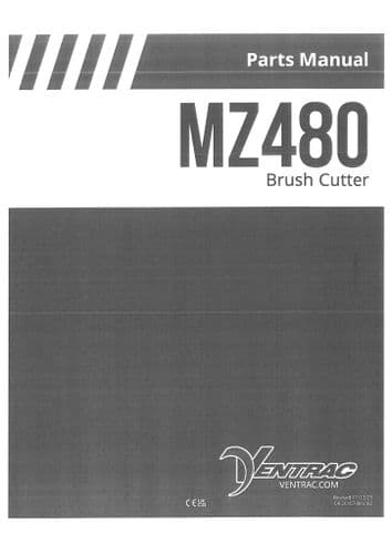 Ventrac Brush Cutter MZ480 Parts Manual