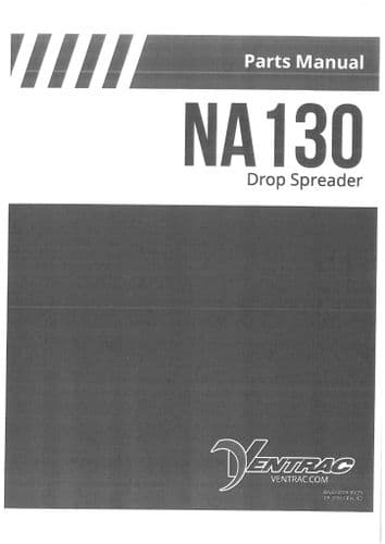 Ventrac Drop Spreader NA130 Parts Manual