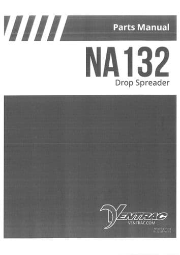 Ventrac Drop Spreader NA132 Parts Manual