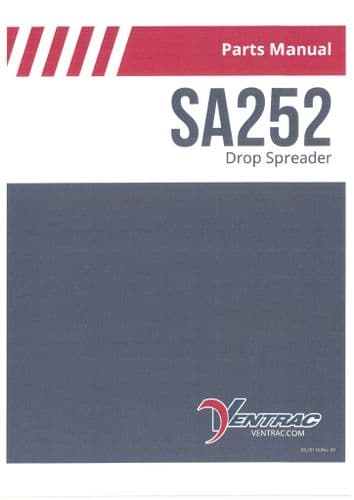 Ventrac Drop Spreader SA252 Parts Manual