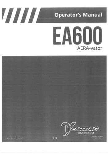 Ventrac EA600 AeraVator Operators Manual