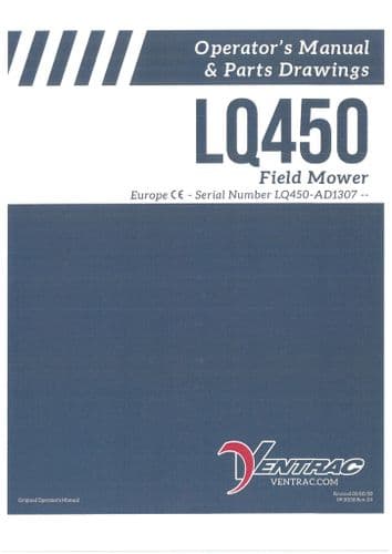 Ventrac Edger ED200 Operators Manual and Parts List (1)
