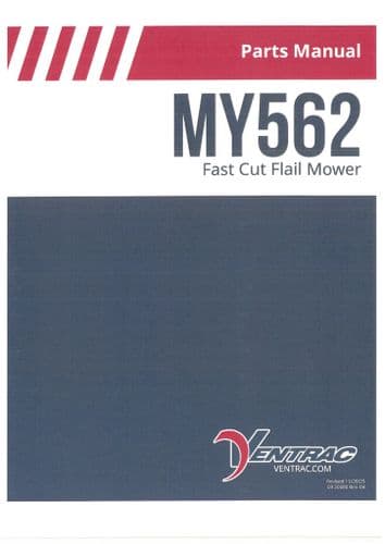Ventrac Fast Cut Flail Mower MY562 Parts Manual