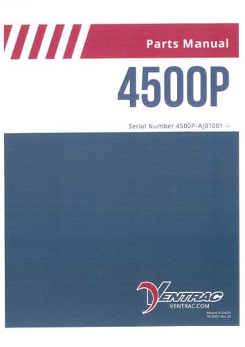 Ventrac Power Unit 4500P Parts Manual