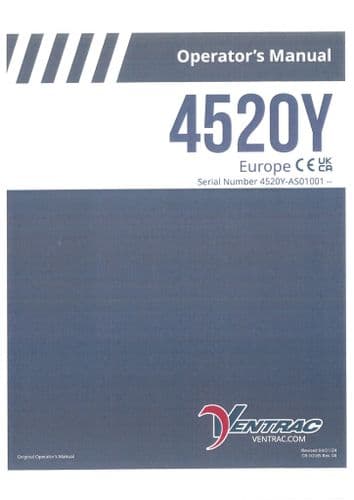 Ventrac Power Unit 4520Y Operators Manual