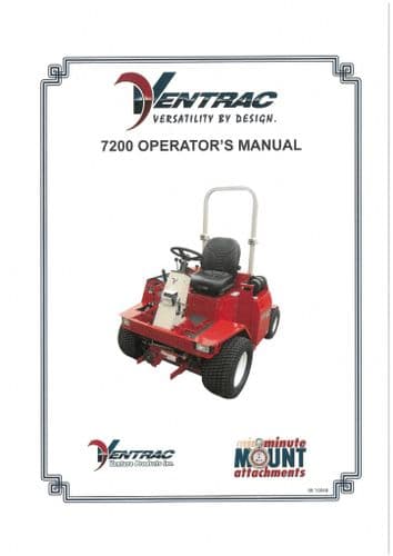 Ventrac Power Unit 7200 Operators Manual
