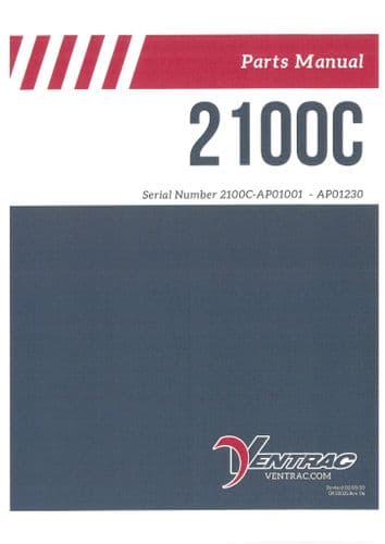 Ventrac Power Unit Tractor 2100C SN - AP01001-AP01230 Parts Manual