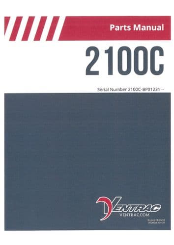 Ventrac Power Unit Tractor 2100C SN - BP01231 Parts Manual