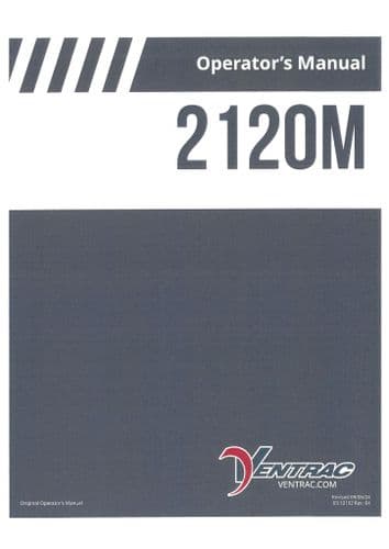 Ventrac Power Unit Tractor 2120M  Operators Manual