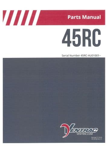 Ventrac Power Unit Tractor 45RC Parts Manual