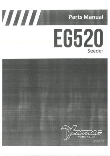 Ventrac Seeder EG520 Parts Manual