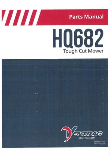 Ventrac Tough Cut Mower HQ682 Parts Manual