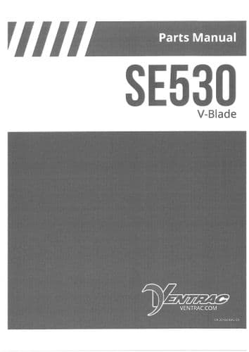 Ventrac V Blade SE530 Parts Manual