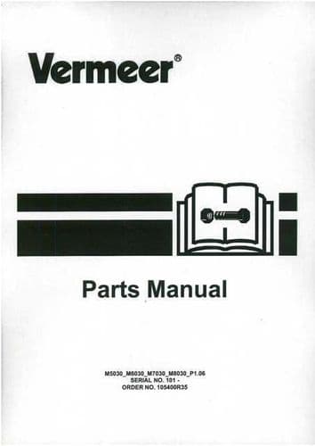 Vermeer Mower M5030 M6030 M7030 M8030 Parts Manual