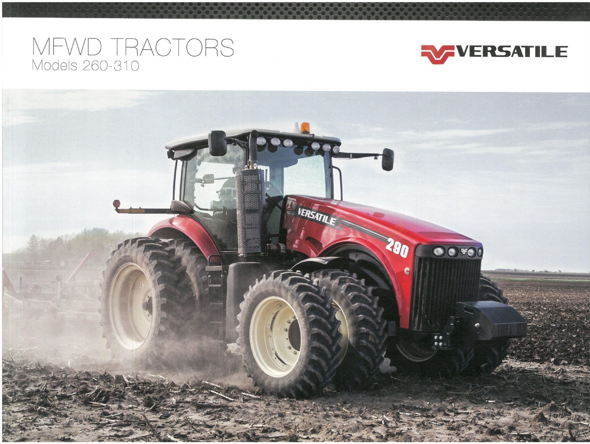Versatile Classic Versatile Tractor 260 290 310 Brochure