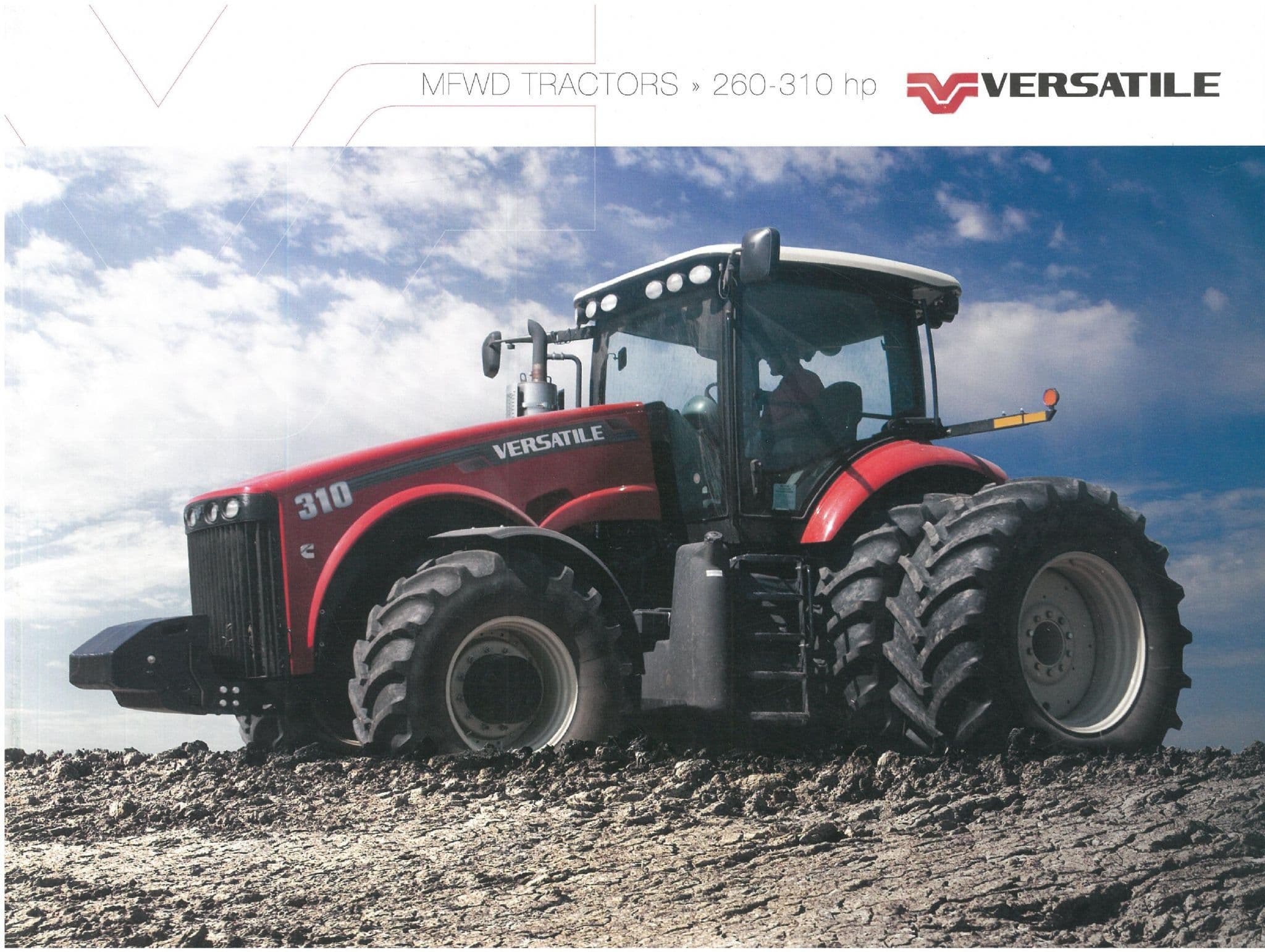 Versatile Nh Versatile Tractor 260 290 310 Brochure