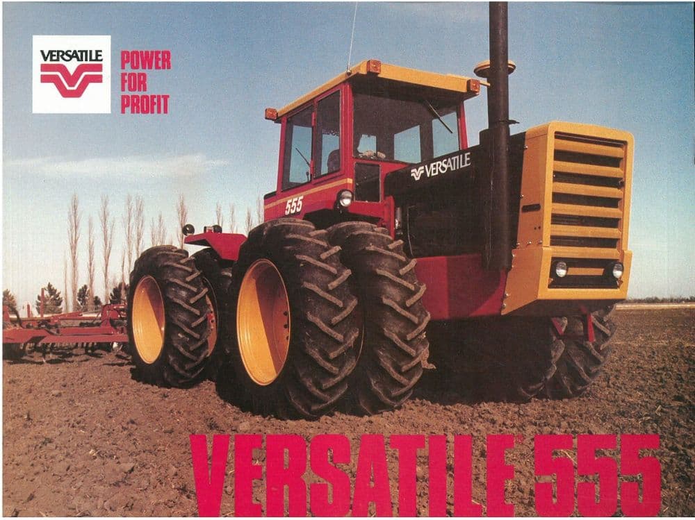 Versatile Classic Versatile Tractor 555 Brochure