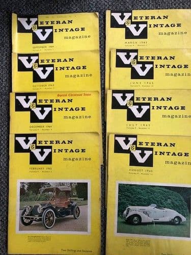 VETERAN & VINTAGE MAGAZINE BUNDLE x 8 - 1965