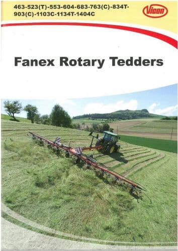 Vicon Fanex Rotary Tedders Brochure -BX108