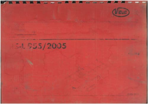 Vicon Fertiliser Spreader Rotaflow RS-L 955 1305 1655 2005 1605W 2005W Parts Manual