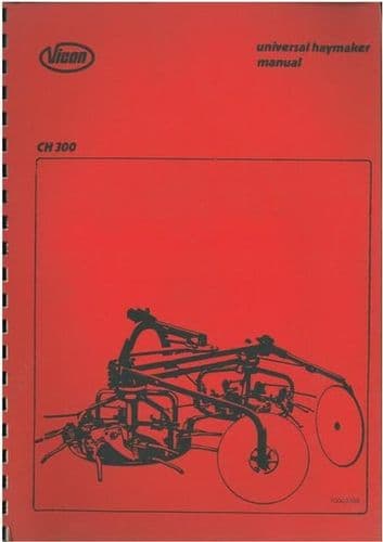 Vicon Universal Haymaker CH300 Operators Manual
