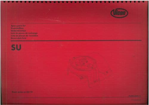 Vicon Vari Spreader SU Parts Manual