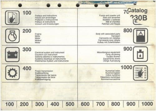 Volvo Akerman Excavator EC230B Parts Manual