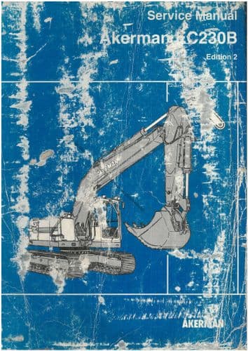 Volvo Akerman Excavator EC230B Workshop Service Manual