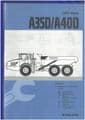 Volvo  Articulated Dump Truck A35D & A40D  Workshop Service Manual - ORIGINAL