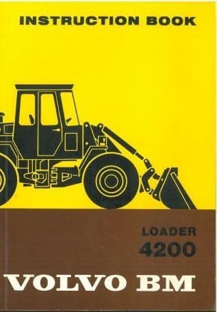 Volvo BM 4200 Wheel Loader Operators Manual