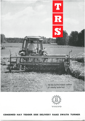Volvo BM TRS Combined Hay Tedder Rake Swath Turner Brochure