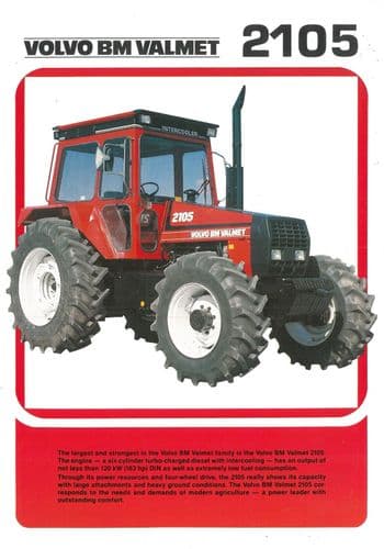 Volvo BM Valmet Tractor 2105 Brochure
