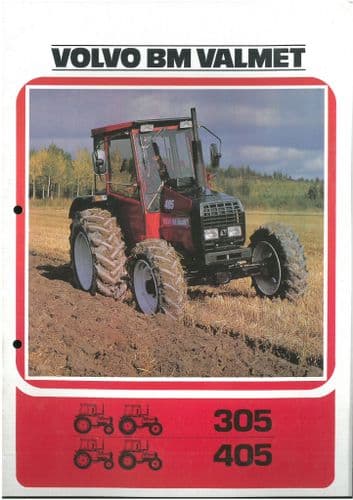 Volvo BM Valmet Tractor 305 & 405 Brochure