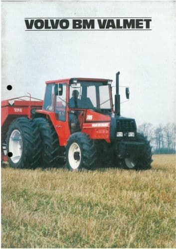 Volvo BM Valmet Tractor 505 605 705 805 Brochure