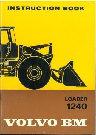 Volvo BM Wheel Loader 1240 Operators Manual