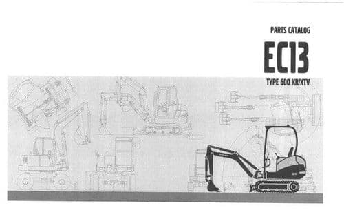 Volvo Excavator EC13 Type 600 XR/XTV Parts Manual