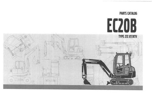 Volvo Excavator EC20B Type 272 XT/XTV Parts Manual